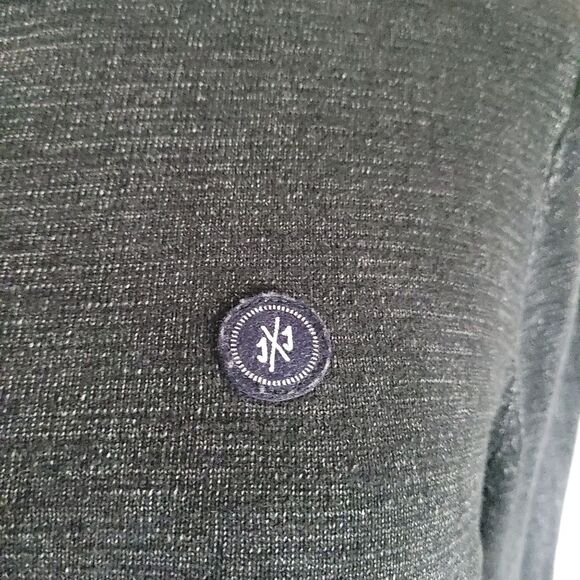 Jack and Jones Black and Gray Light Crew Neck Sweater Men's Size Medium - Picture 5 of 12